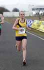Alex Snook (Jarrow) finishing 3rd in the North Tyneside 10k Road Race.
